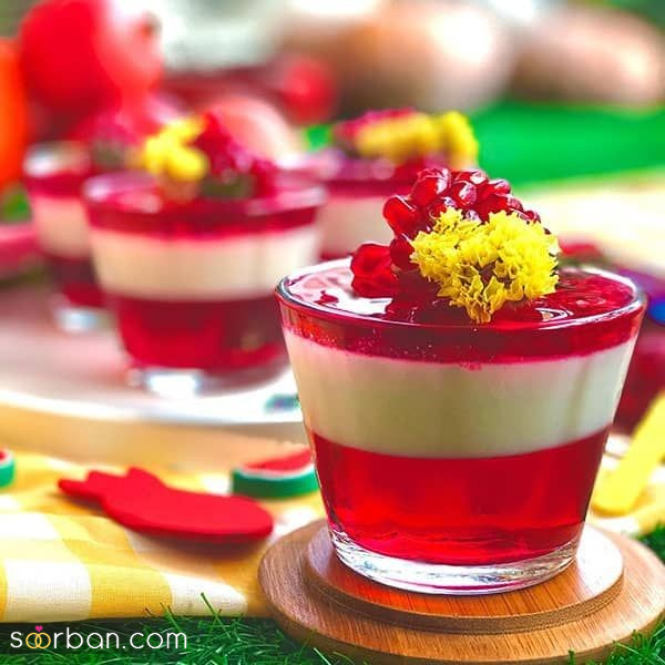 مدل ژله | ۳۰ ایده تزیین ژله شیک و مجلسی برای تمام مناسبت‌ها از تولد تا شب یلدا و دورهمی های خاص!