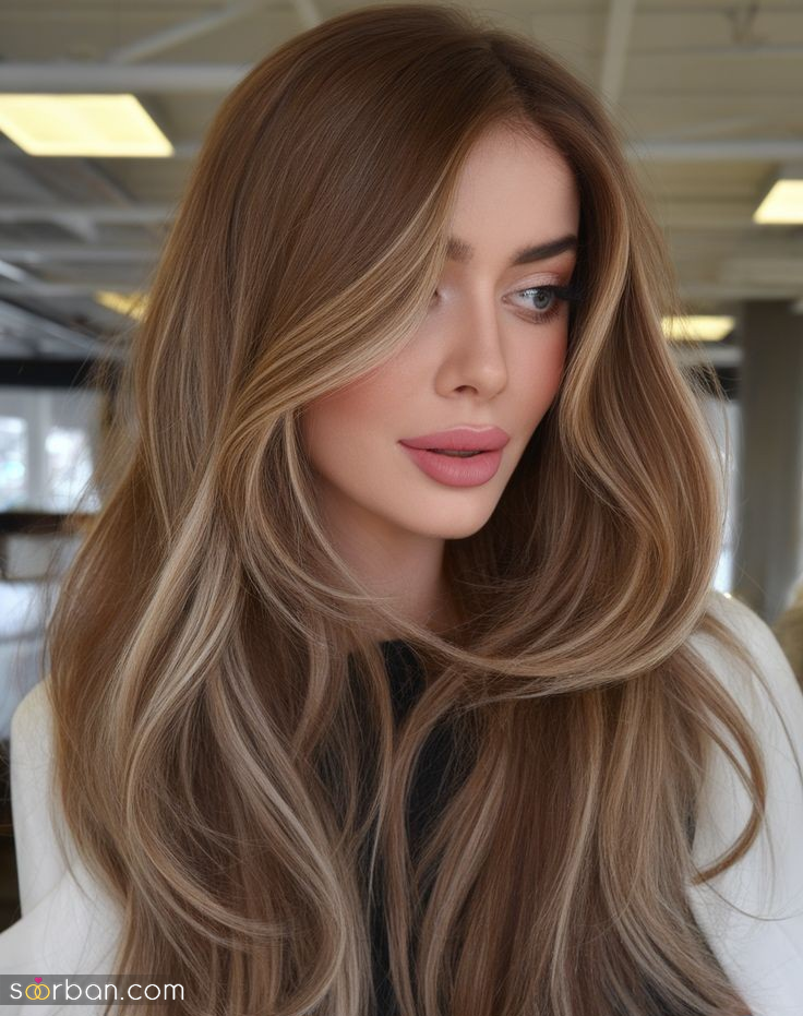 رنگ موی هایلایت شیک برای عروس / جذاب ترین ایده های رنگ موی هایلایت شیک برای عروس که ترند ۲۰۲۵ هستند!