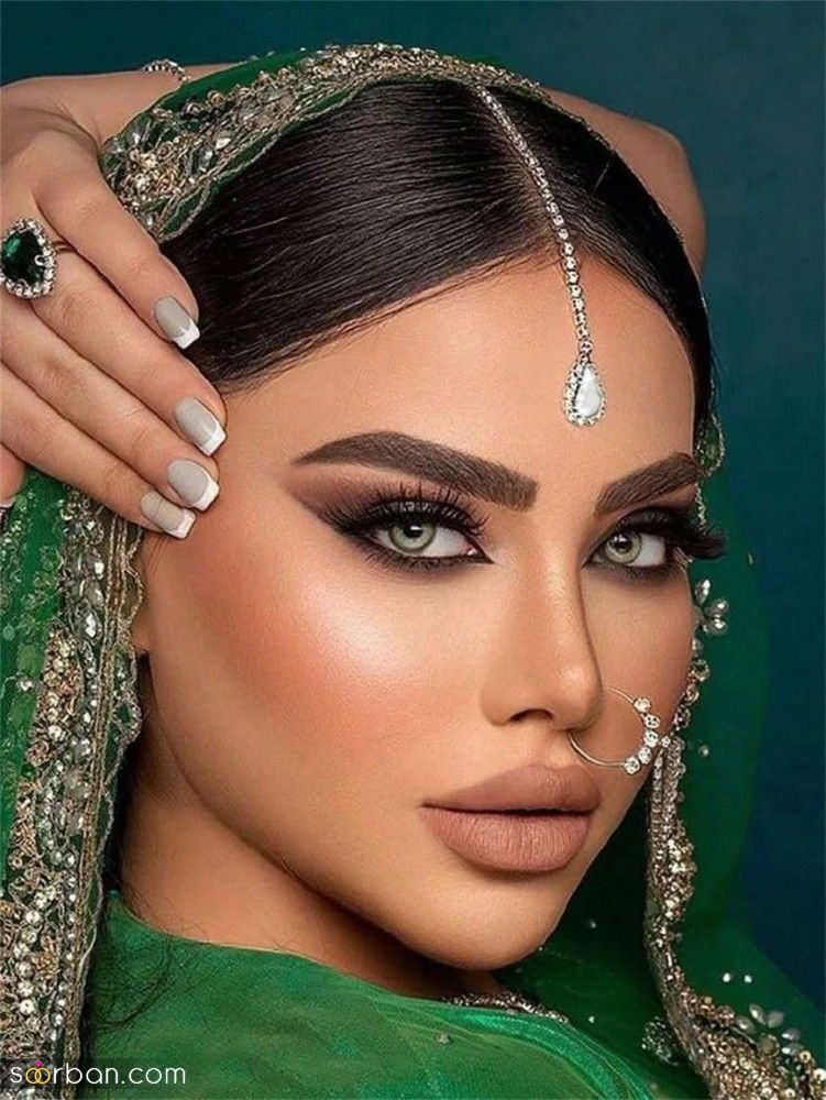 میکاپ خلیجی | مدل جدید میکاپ خلیجی 1404 برای عروس و عروسی ها برای ایده گرفتن و داشتن خاصترین آرایش