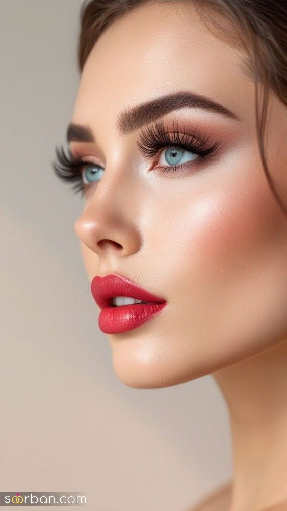 ترند میکاپ ۲۰۲۵| از آرایش لب مات تا براق ترند میکاپ ۲۰۲۵