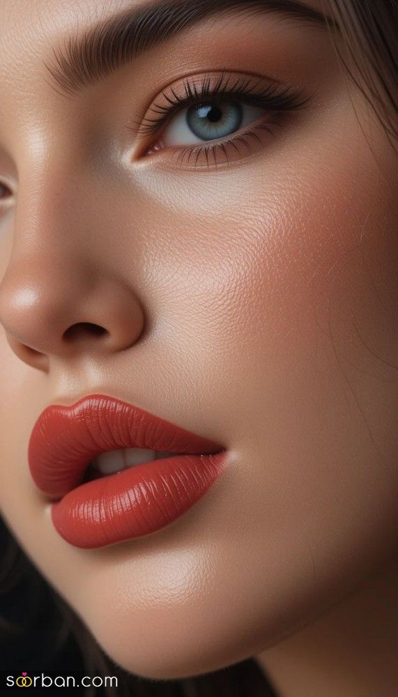ترند میکاپ ۲۰۲۵| از آرایش لب مات تا براق ترند میکاپ ۲۰۲۵