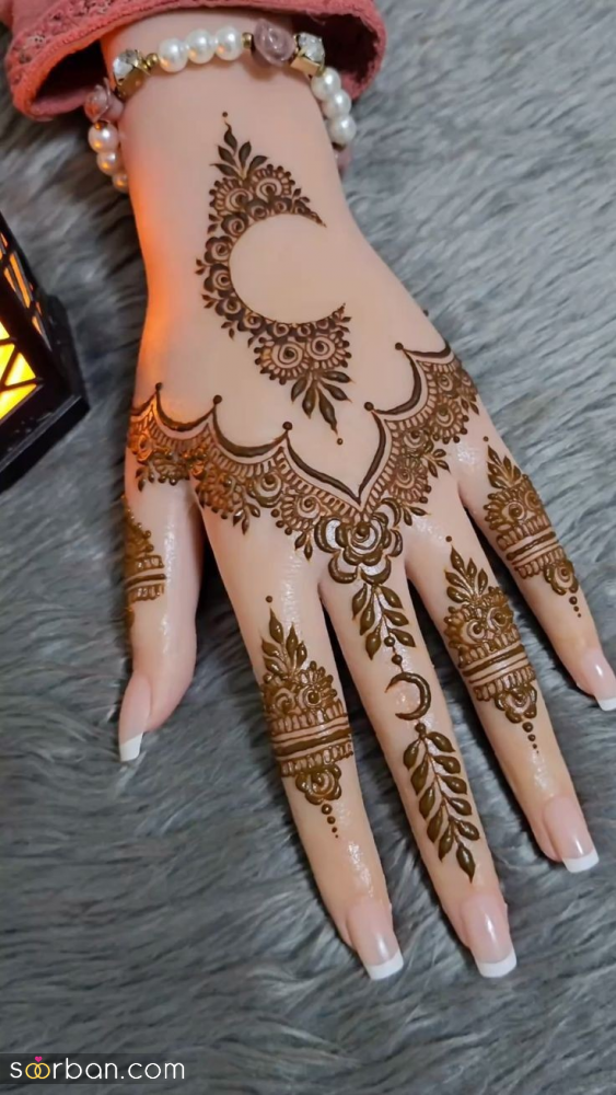 مدل حنا روی دست / ۲۵ طرح جادویی حنا روی دست جدید و شیک برای عروس‌ها و مهمانی‌ها!