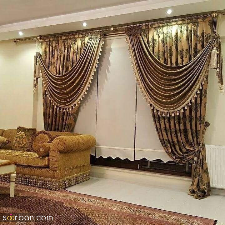 مدل پرده پذیرایی | ۲۵ مدل پرده پذیرایی لوکس و شیک که دکوراسیون خونه‌ت رو اشرافی میکنه! (ترندهای ۲۰۲۵)