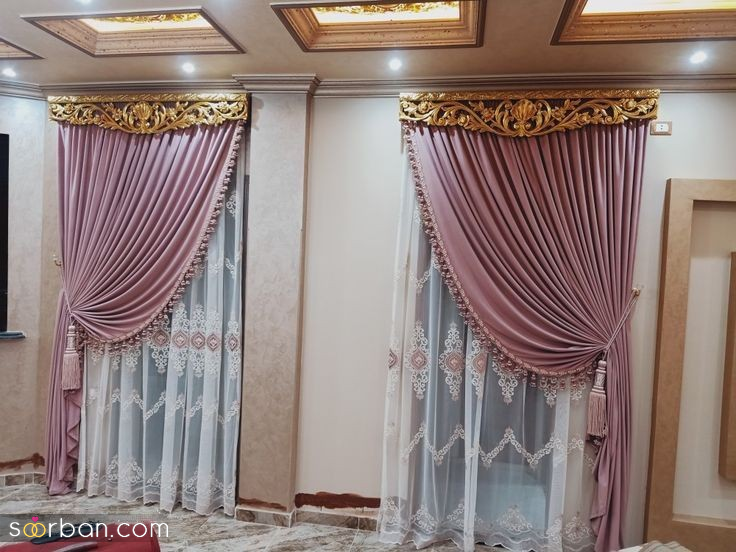 مدل پرده پذیرایی | ۲۵ مدل پرده پذیرایی لوکس و شیک که دکوراسیون خونه‌ت رو اشرافی میکنه! (ترندهای ۲۰۲۵)