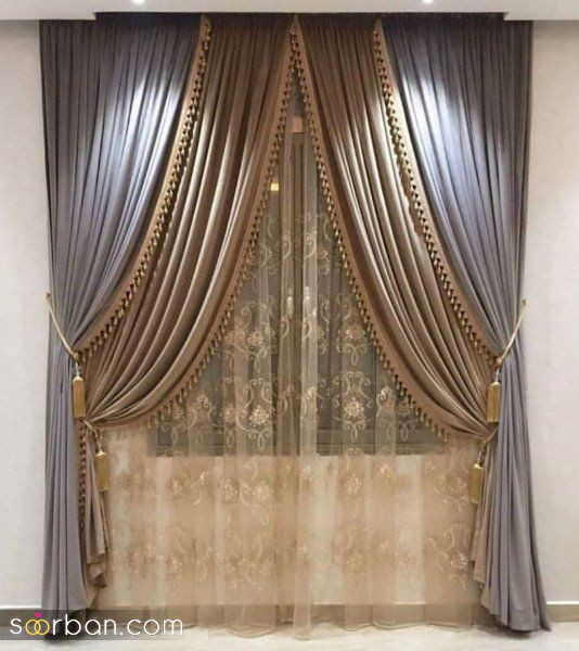 مدل پرده پذیرایی | ۲۵ مدل پرده پذیرایی لوکس و شیک که دکوراسیون خونه‌ت رو اشرافی میکنه! (ترندهای ۲۰۲۵)