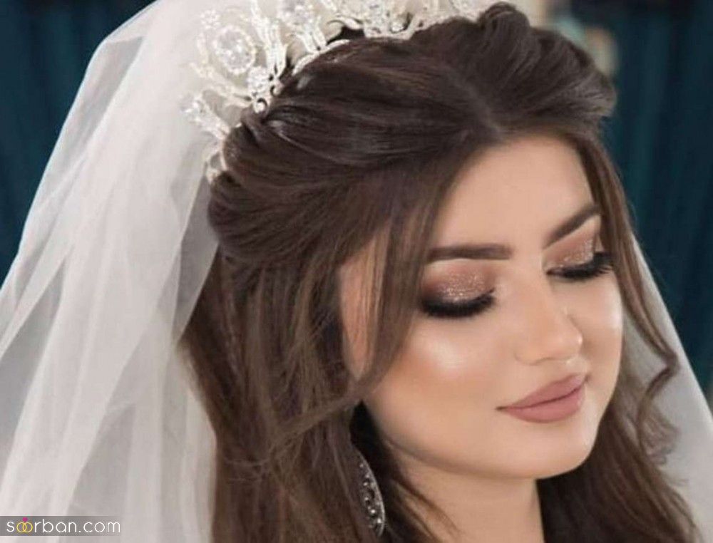 مدل موی باز جلو سر عروس | 20 عکس مدل مو جلو سر عروس با مدل موی باز که ترند امسال شناخته شده