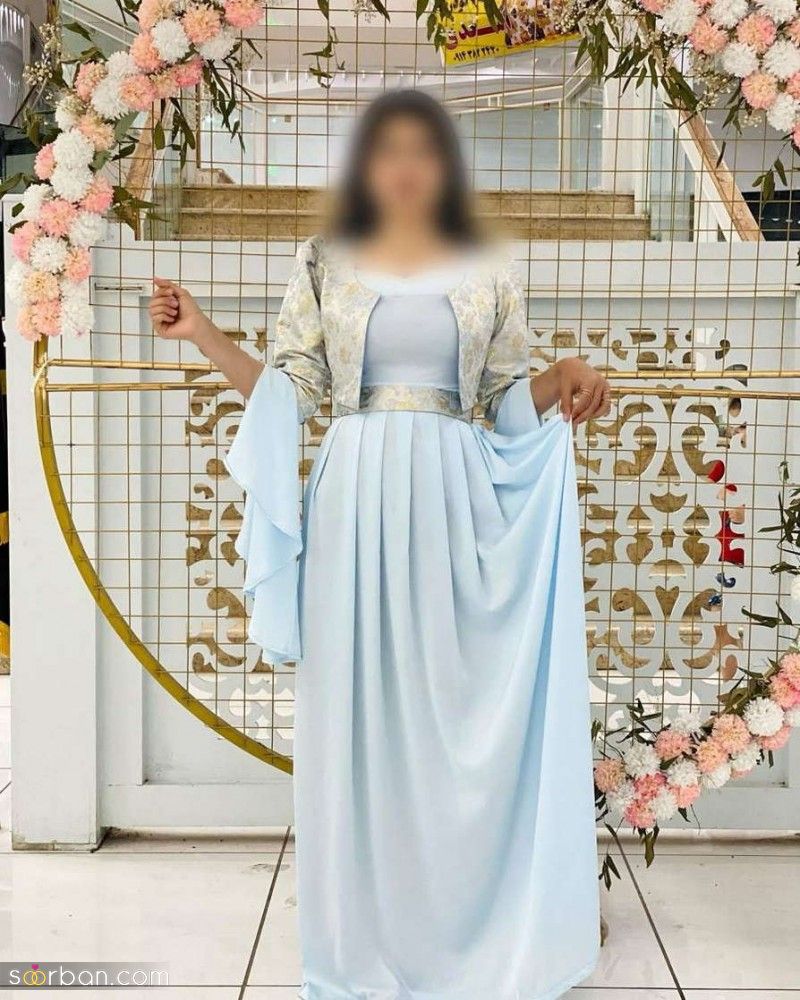 لباس عقد محضری شیک رنگی | لباس عقد شیک رنگی برای محضر 1404 برای همه فرم بدن