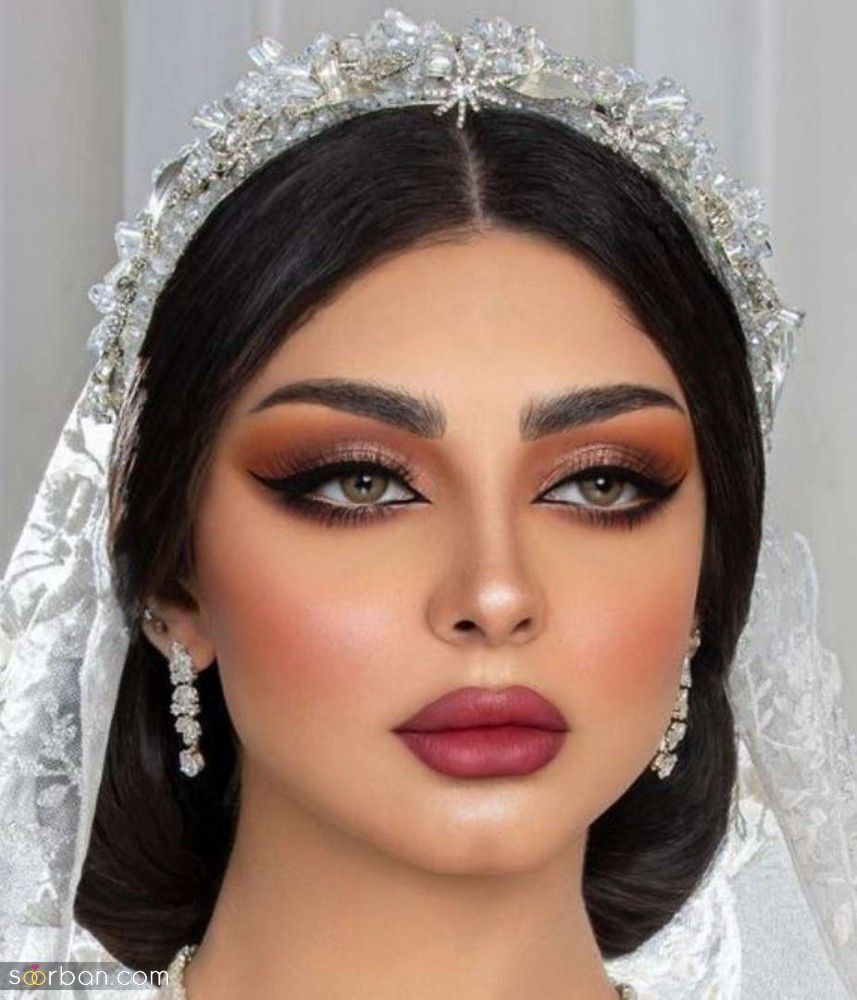 مدل شینیون و میکاپ عروس جدید | محبوب ترین و جدیدترین مدل شینیون و میکاپ عروس 1404