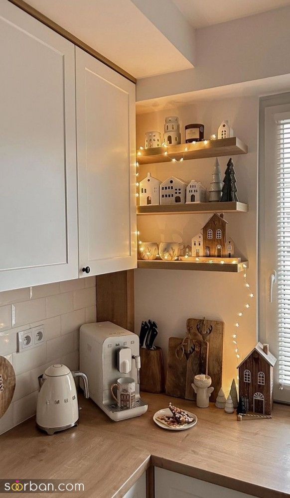 چیدمان روی کابینت | شیک ترین ایده های ساده کاربردی و خلاقانه چیدمان روی کابینت مدرن
