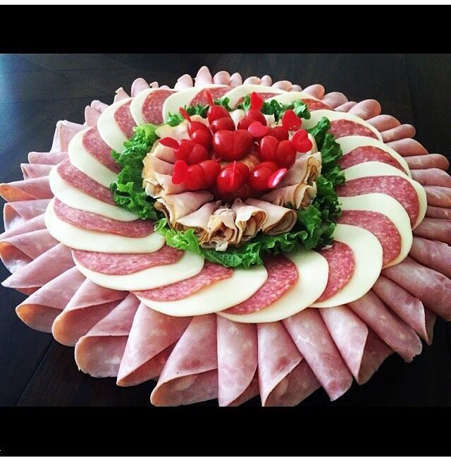 چیدمان ژامبون | ایده های ساده خلاقانه و شیک برای تزیین و چیدمان ژامبون