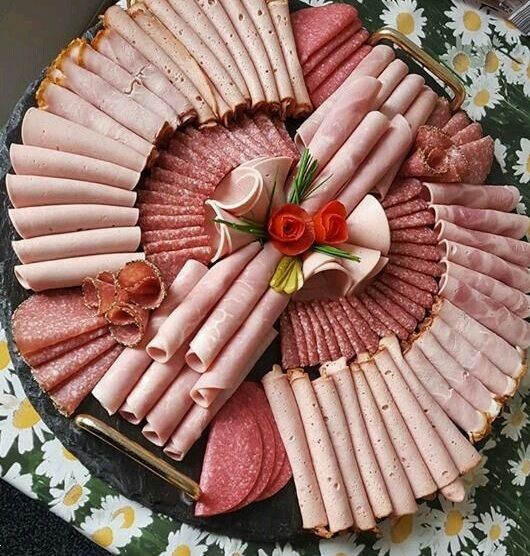 چیدمان ژامبون | ایده های ساده خلاقانه و شیک برای تزیین و چیدمان ژامبون