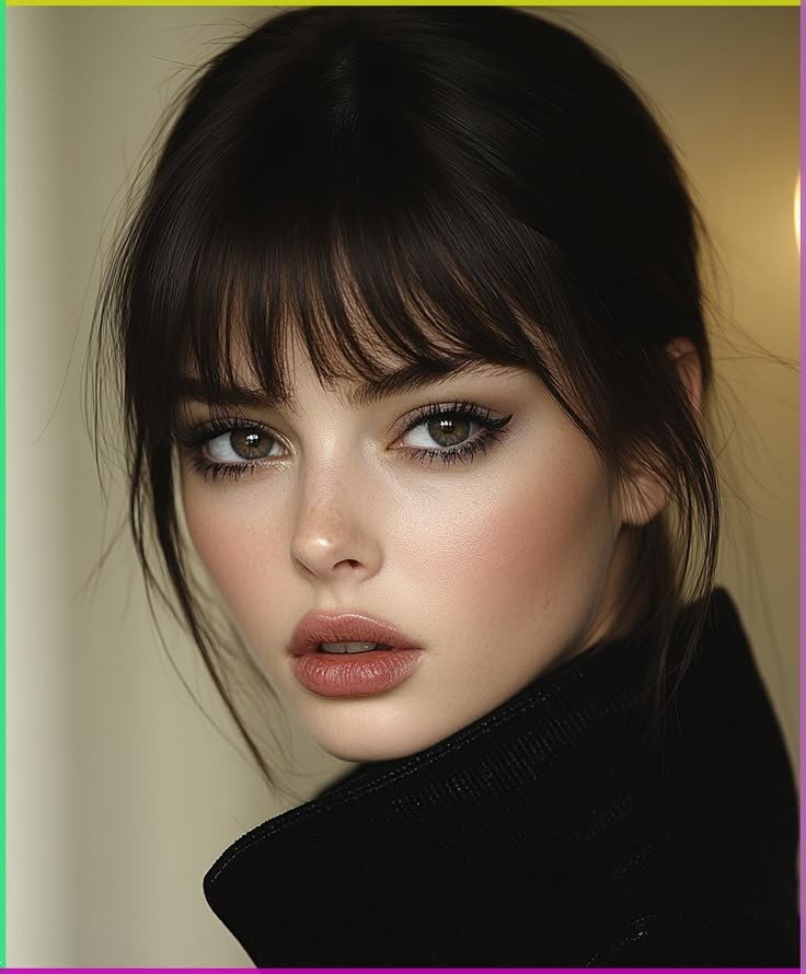 مدل چتری برای صورت کشیده | ۲۵ مدل چتری جذاب که برای صورت های کشیده معجزه میکنند +نکات طلایی!