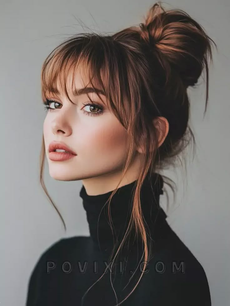 مدل چتری برای صورت کشیده | ۲۵ مدل چتری جذاب که برای صورت های کشیده معجزه میکنند +نکات طلایی!