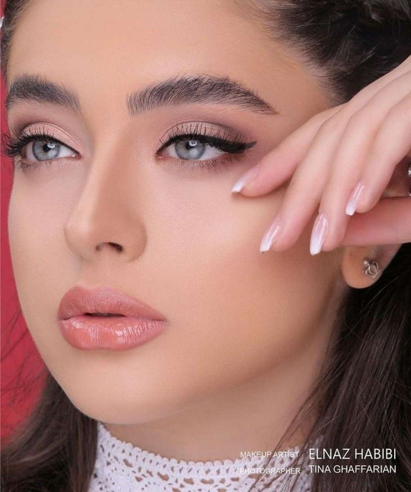 ارایش عروس با رژ کالباسی | 20 مدل ارایش عروس با رژ کالباسی و گوشتی و نود