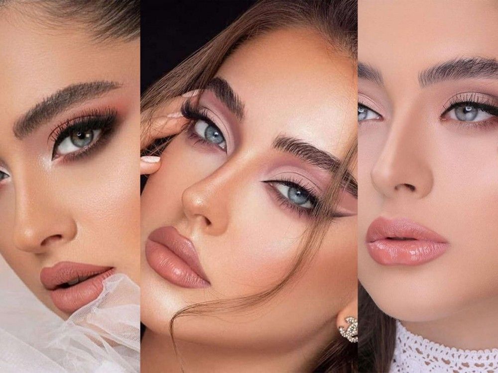 ارایش عروس با رژ کالباسی | 20 مدل ارایش عروس با رژ کالباسی و گوشتی و نود