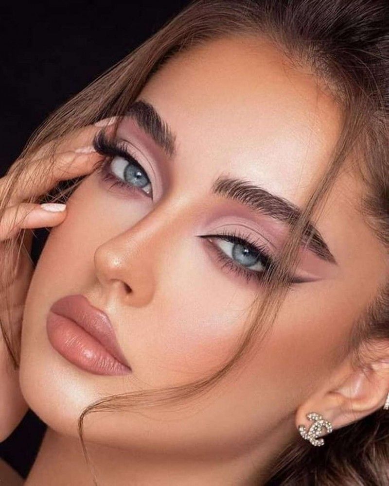 ارایش عروس با رژ کالباسی | 20 مدل ارایش عروس با رژ کالباسی و گوشتی و نود