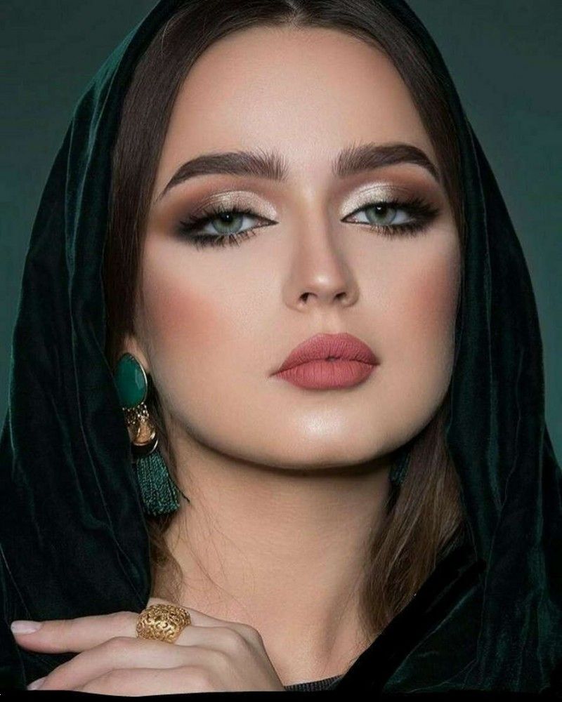 ارایش عروس با رژ کالباسی | 20 مدل ارایش عروس با رژ کالباسی و گوشتی و نود