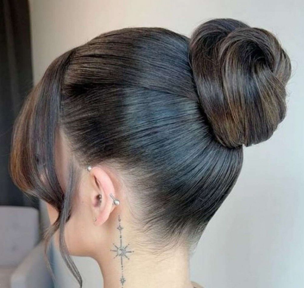 شینیون خیلی ساده دخترانه | 20 مدل شینیون خیلی ساده دخترانه بسته برای عروسی و حتی مناسب عروس ها
