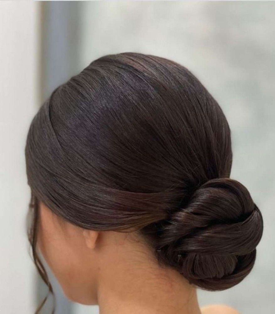 شینیون خیلی ساده دخترانه | 20 مدل شینیون خیلی ساده دخترانه بسته برای عروسی و حتی مناسب عروس ها