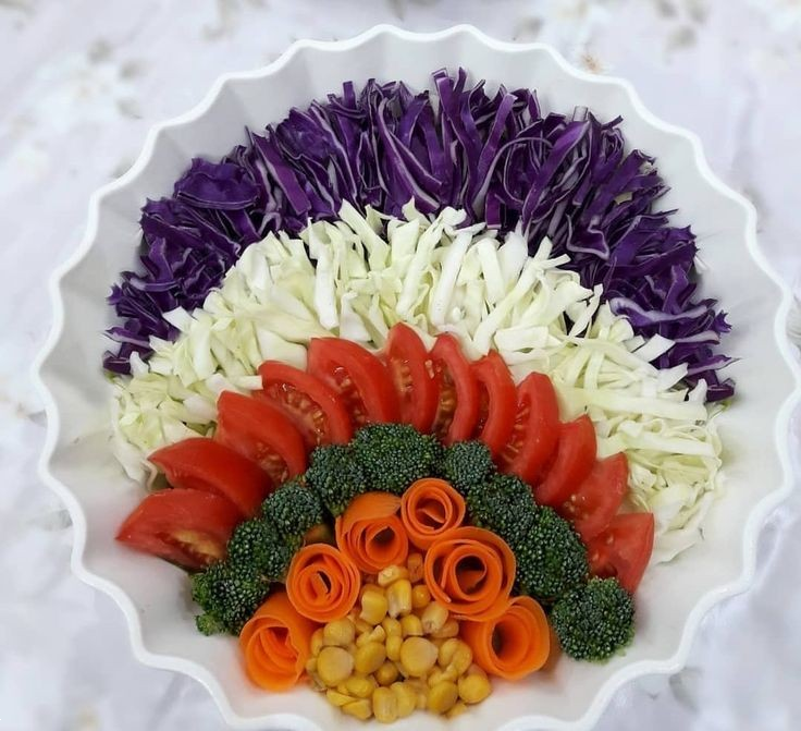 مدل سالاد | ۳۰ مدل تزیین سالاد فوق‌العاده شیک و مجلسی که محاله ازشون ایده نگیری!