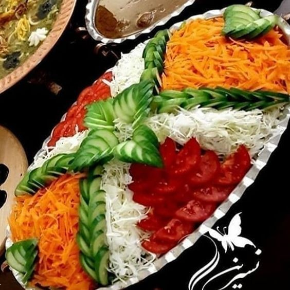 مدل سالاد | ۳۰ مدل تزیین سالاد فوق‌العاده شیک و مجلسی که محاله ازشون ایده نگیری!