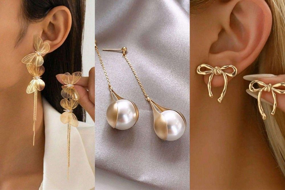 مدل گوشواره طلا | ۳۰ مدل گوشواره طلا فوق شیک مخصوص عروسی و مهمانی‌های لاکچری!