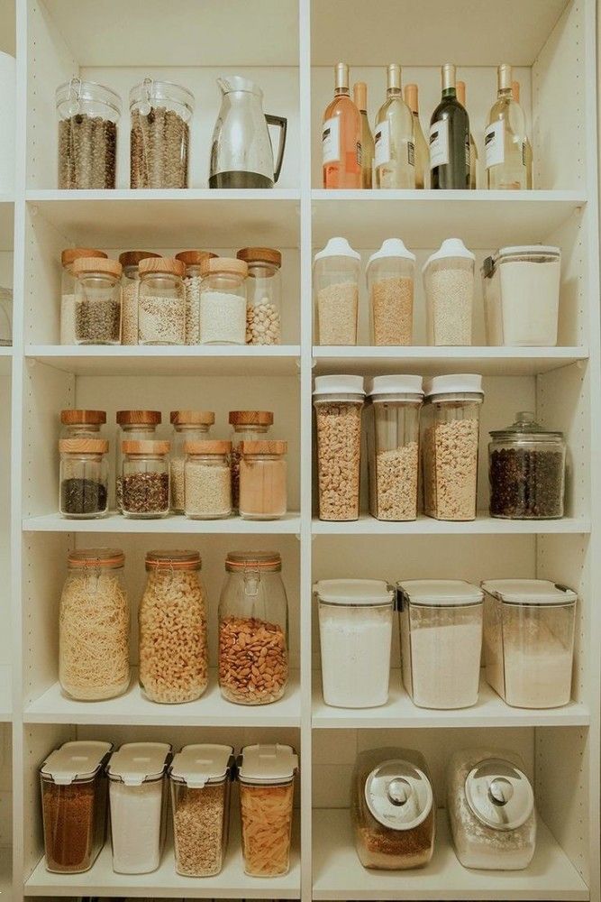 چیدمان حبوبات در کابینت | ترفندهای کاربردی ساده و خلاقانه چیدمان حبوبات در کابینت عروس