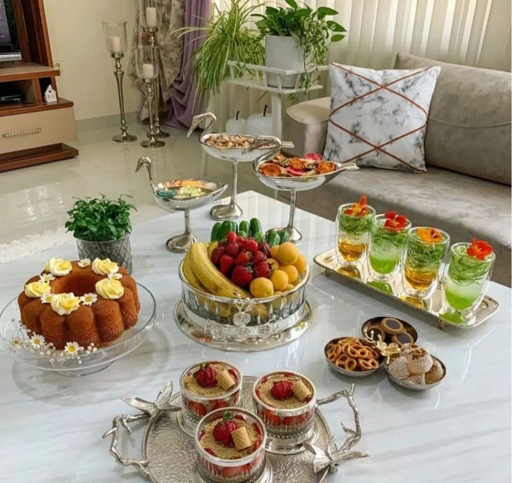 چیدمان ژله روی میز | شیک ترین ایده های ساده و مجلسی چیدمان ژله روی میز برای پاگشای عروس