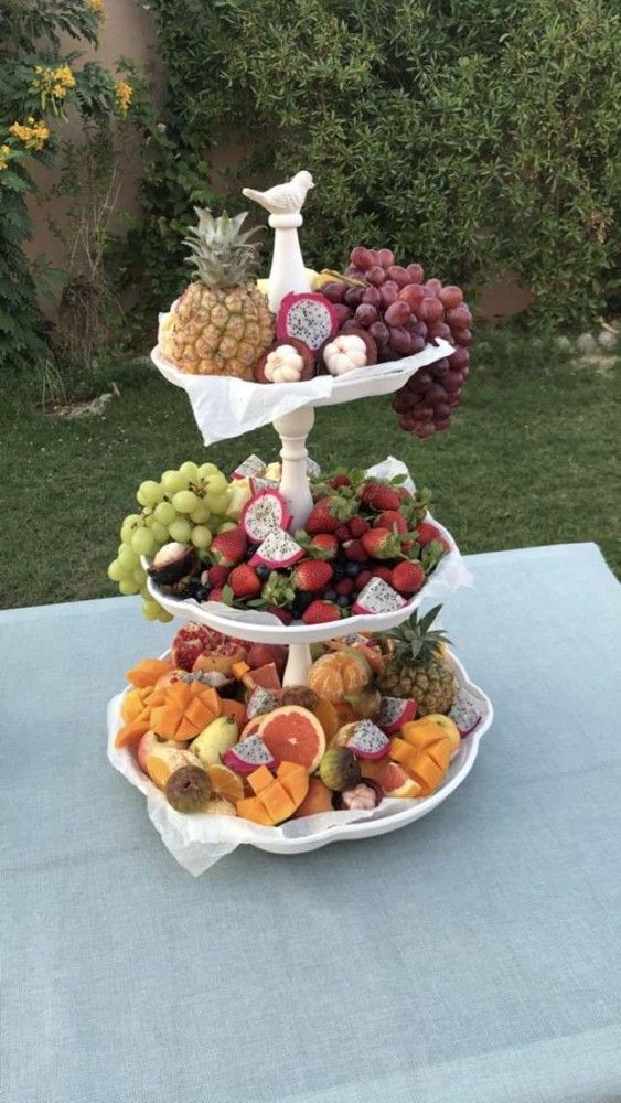 چیدمان ظرف میوه | بهترین ایده های ساده خلاقانه و جذاب چیدمان ظرف میوه برای پاگشای عروس