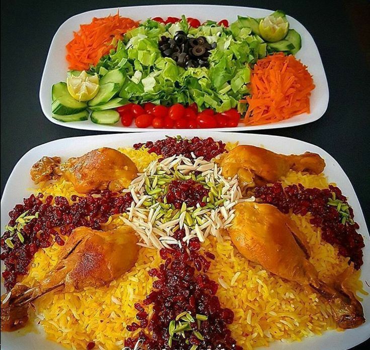 چیدمان زرشک پلو با مرغ | جذاب ترین ایده های خلاقانه و ساده چیدمان زرشک پلو با مرغ مخصوص عروس هایی که میخوان هنرشونو به رخ مادر شوهر بکشن!