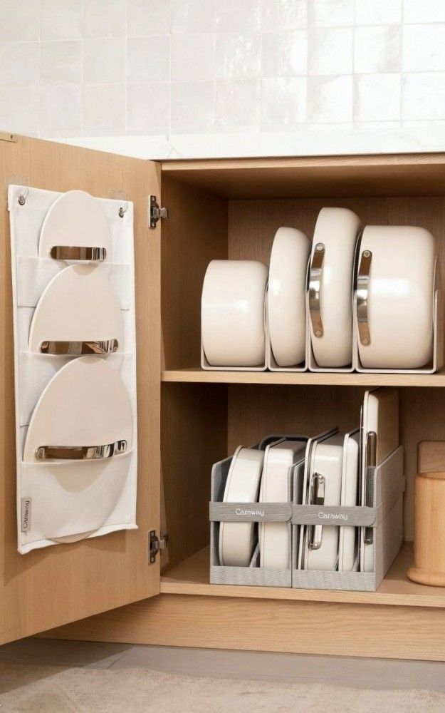 چیدمان قابلمه در کابینت | بهترین ترفندهای کاربردی و شیک چیدمان قابلمه در کابینت برای جهیزیه عروس