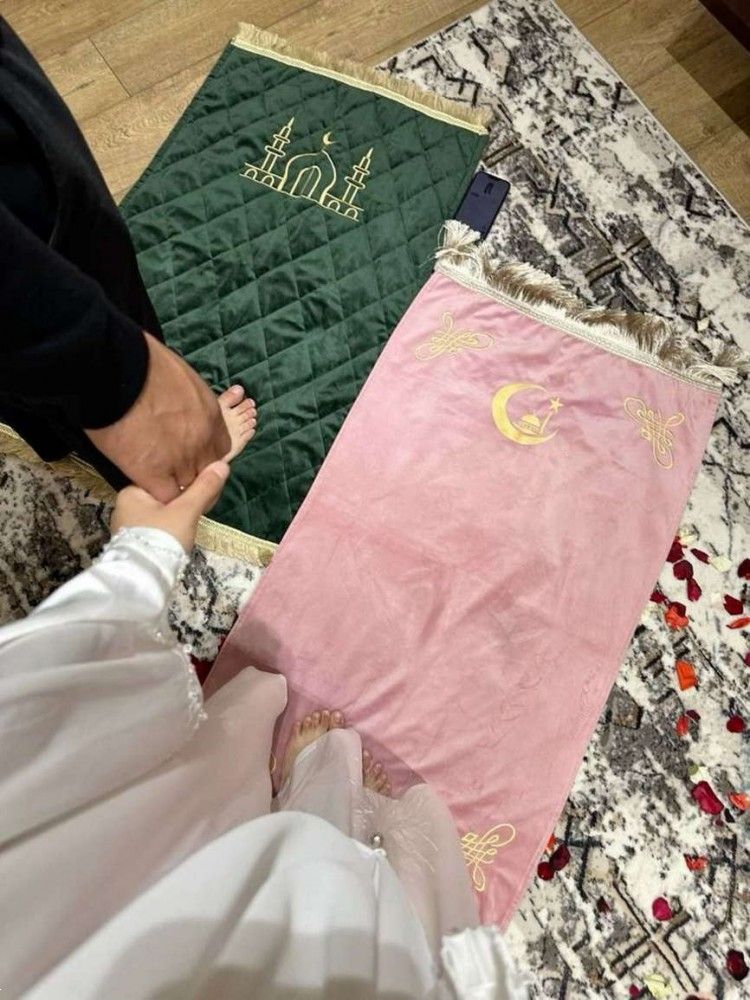 ست سجاده عروس و داماد | ست سجاده عروس و داماد با طرح های شیک و متفاوت برای جهیزیه 1404