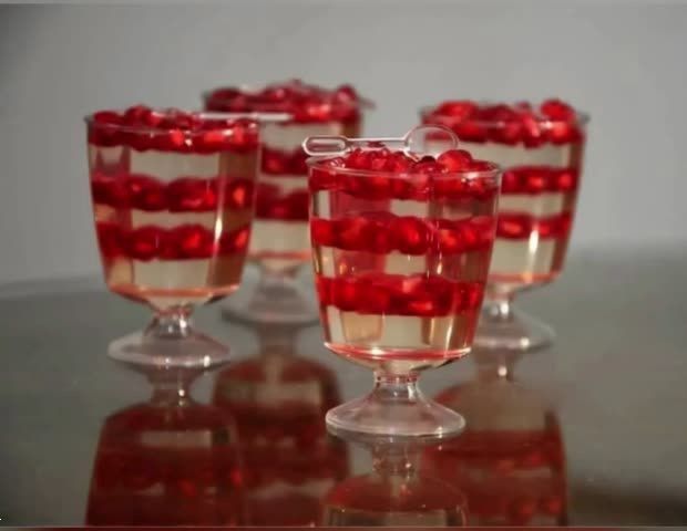 چیدمان ژله در ظرف | جذاب ترین ایده های خلاقانه ساده و مجلسی چیدمان ژله در ظرف برای پاگشای عروس