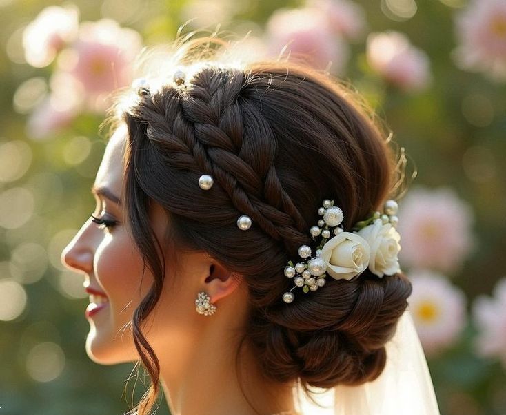 مدل مو عروس با گل | جدیدترین مدل مو عروس با گل ترند ۲۰۲۵