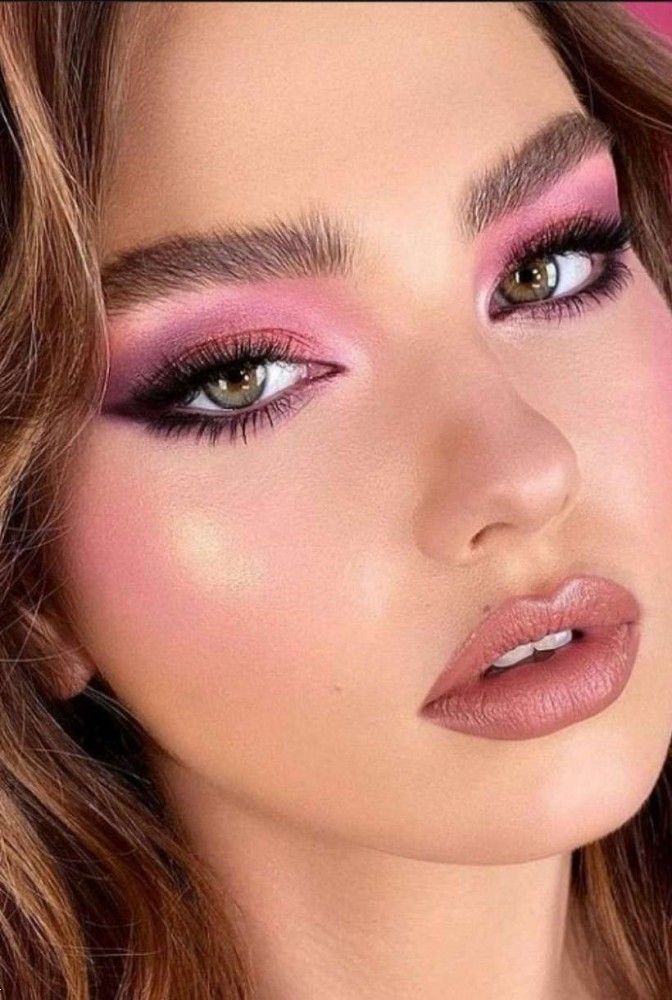 سایه چشم صورتی | سایه چشم صورتی برای عروسی و مهمونی های خودمونی 1404 بسیار آسان