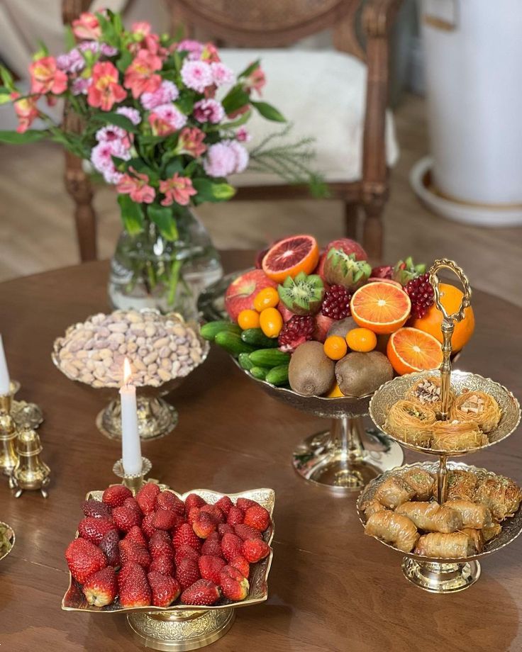 چیدمان میوه | بهترین ایده های شیک و خلاقانه چیدمان میوه برای پاگشای عروس