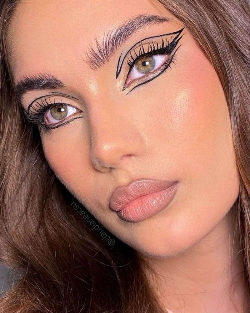 خط چشم مدل دار | 20 خط چشم مدل دار شیک و دخترانه برای عروسی و موقعیت های ویژه