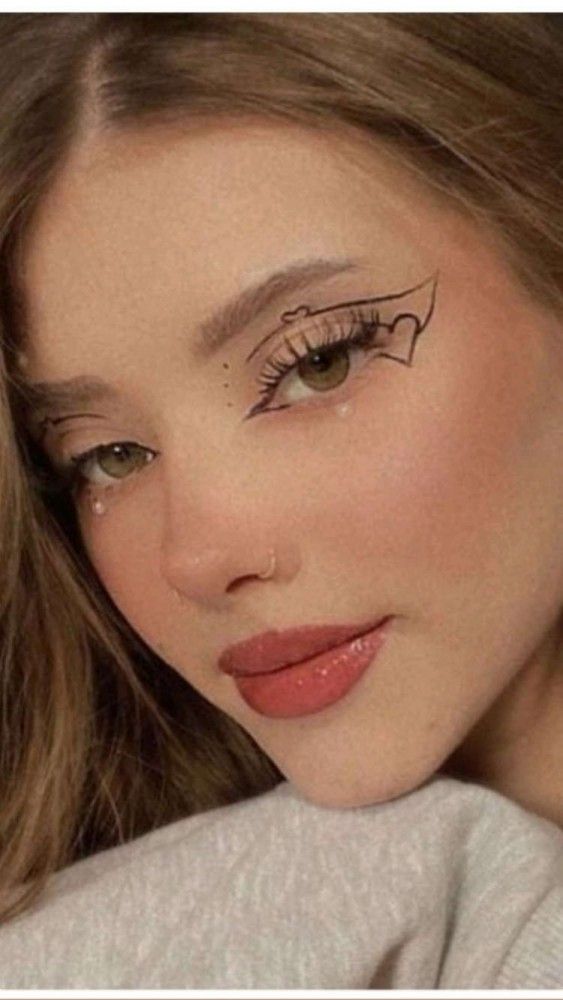 خط چشم مدل دار | 20 خط چشم مدل دار شیک و دخترانه برای عروسی و موقعیت های ویژه