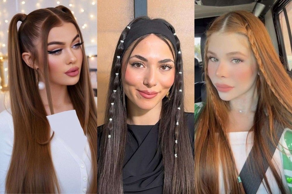 مدل برای جلوی مو | ۳۰ مدل برای جلوی مو که همه جا باهاش می‌درخشی؛ از زیر شال و روسری تا عروسی!