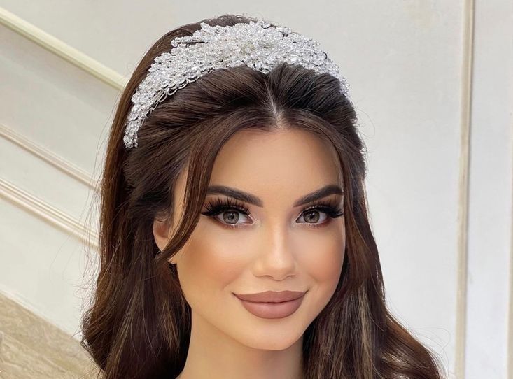 مدل میکاپ شینیون باز عروس | جدیدترین مدل میکاپ و شینیون باز عروس ساده و شیک