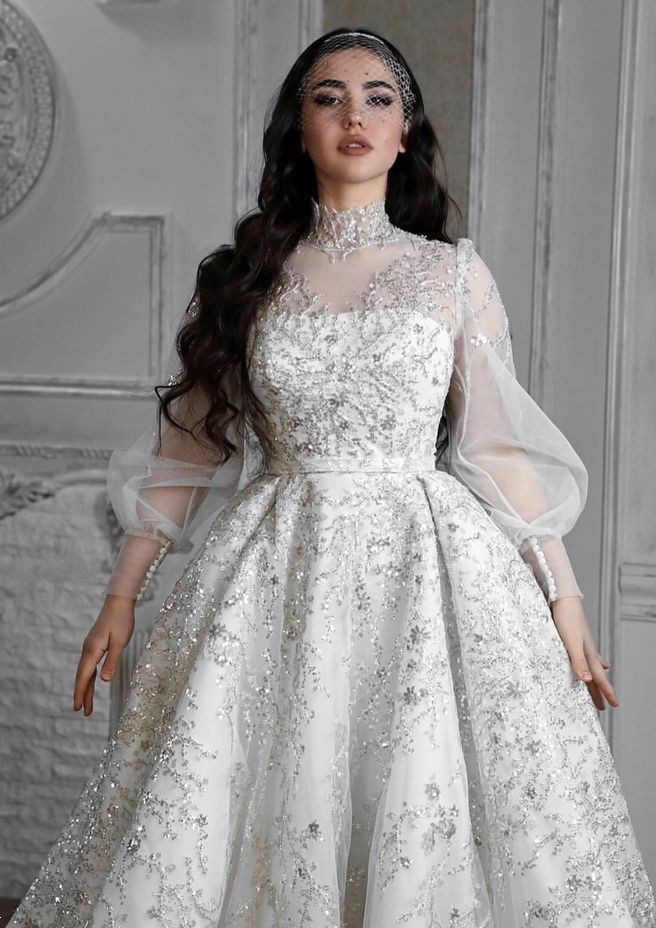 لباس عروس عربی | ژورنال ۲۰۲۵ از مدل های لباس عروس عربی شیک، پر زرق‌وبرق و سلطنتی!