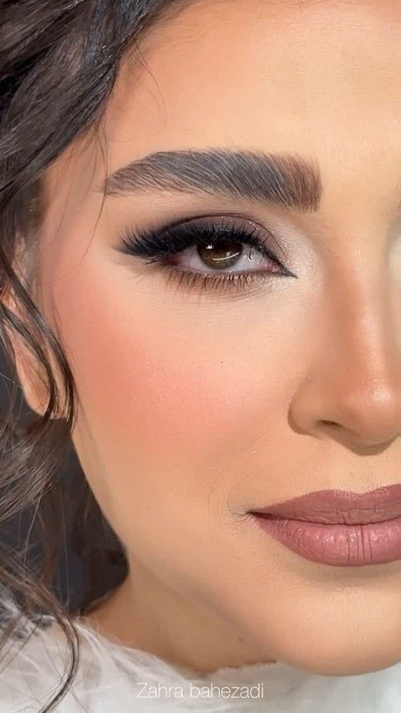 میکاپ تیره دخترانه | مدل میکاپ تیره لایت و مجلسی برای عروسی و مراسم های خیلی خاص
