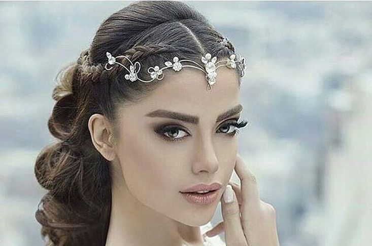 مدل مو عروس فرق باز | جدیدترین مدل مو عروس فرق باز وسط و کج با موهای باز و بسته
