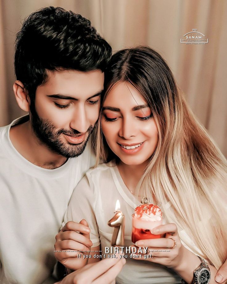 عکس تولد عاشقانه دونفره | 30 ژست عکاسی تولد عاشقانه دونفره خاص و جدید در خانه
