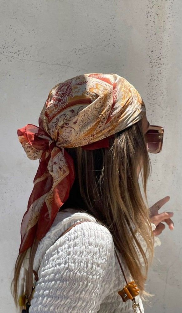 مدل زدن مینی اسکارف | 30 مدل گره و بستن مینی اسکارف پشت سر مجلسی و اسپرت