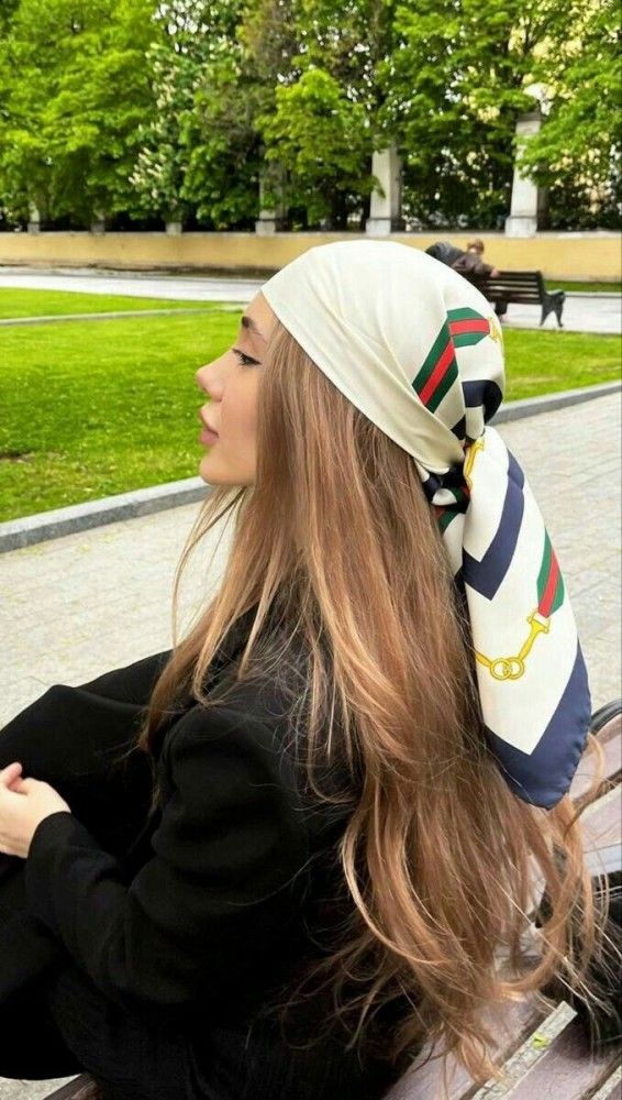 مدل زدن مینی اسکارف | 30 مدل گره و بستن مینی اسکارف پشت سر مجلسی و اسپرت