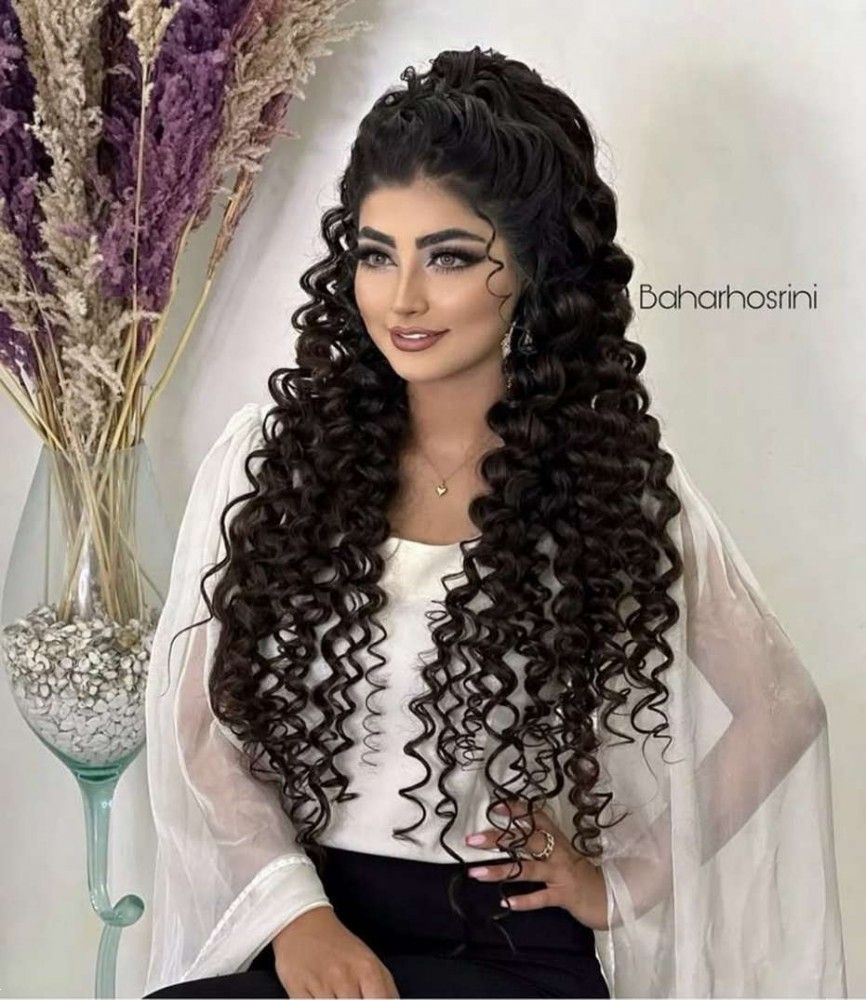 مدل موی فر بلند زنانه مجلسی | 25 مدل موی فر طبیعی برای عروسی جذاب و جدید برای همه سلیقه ها