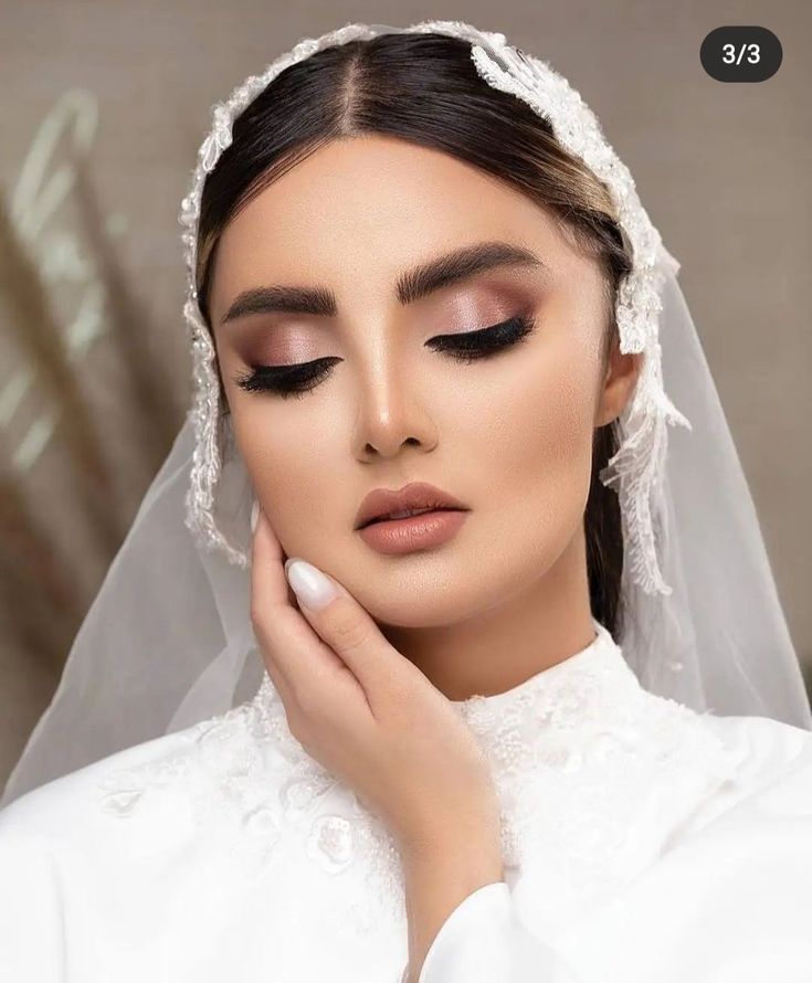 میکاپ عروس خیلی ساده |  مدل آرایش عروس خیلی ساده 1404 باکلاس و جذاب