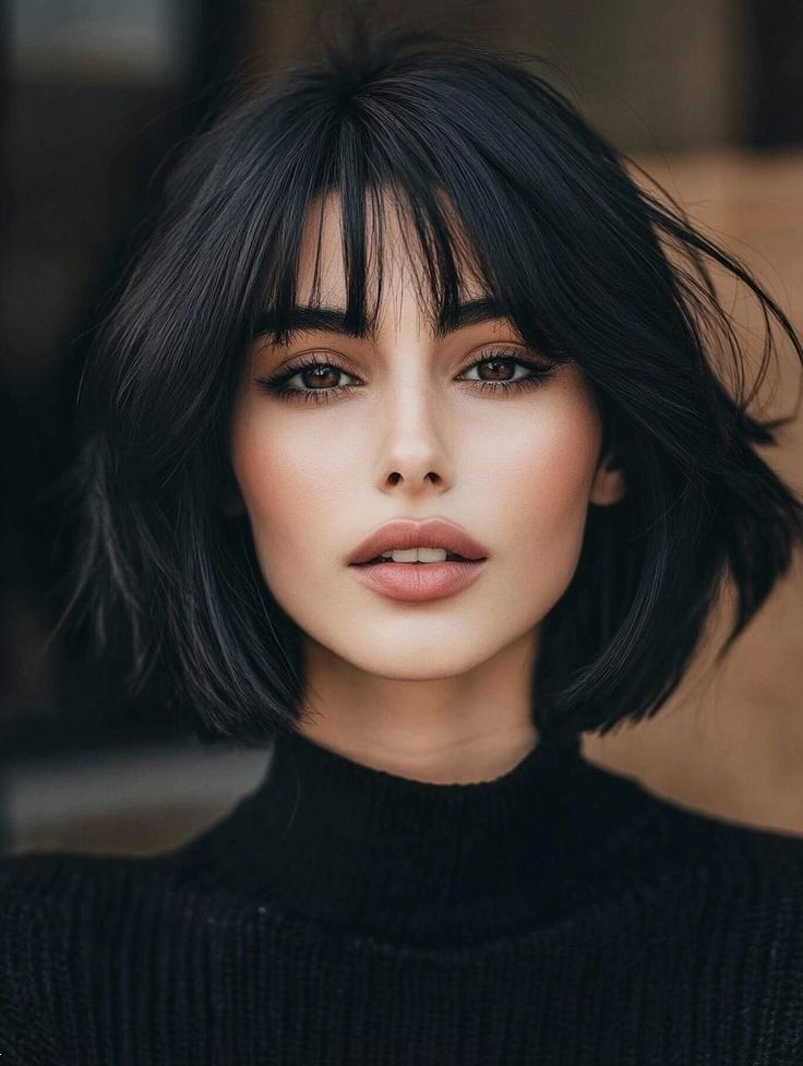 ارایش صورت با موی چتری | 25 مدل بهترین ارایش صورت با موی چتری برای عروسی