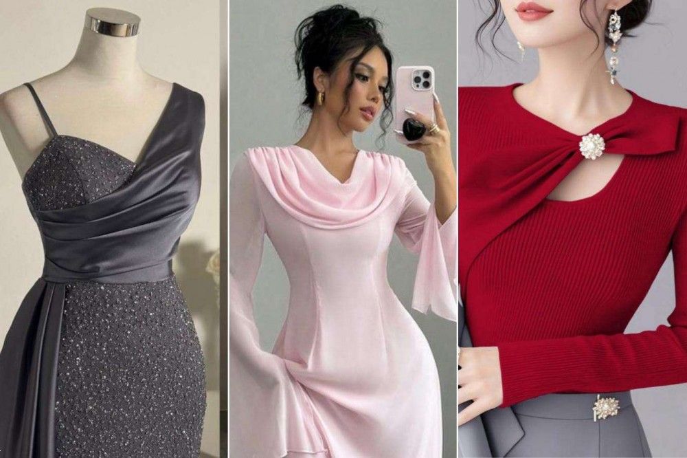 مدل یقه مجلسی | ۳۰ مدل یقه لباس مجلسی شیک و ترند ۱۴۰۴ مناسب عروسی و مهمانی لاکچری!